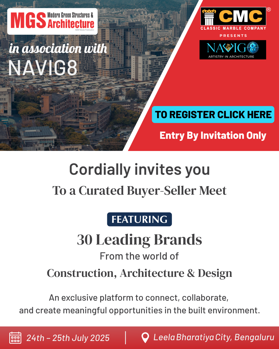 MGS NAVIG8 Invitation Poster